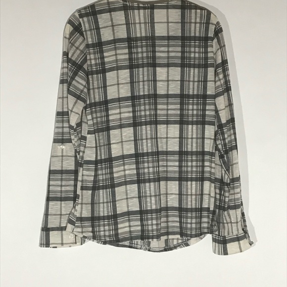 Day Trip Blouse Plaid Long sleeve size Large - Picture 9 of 9